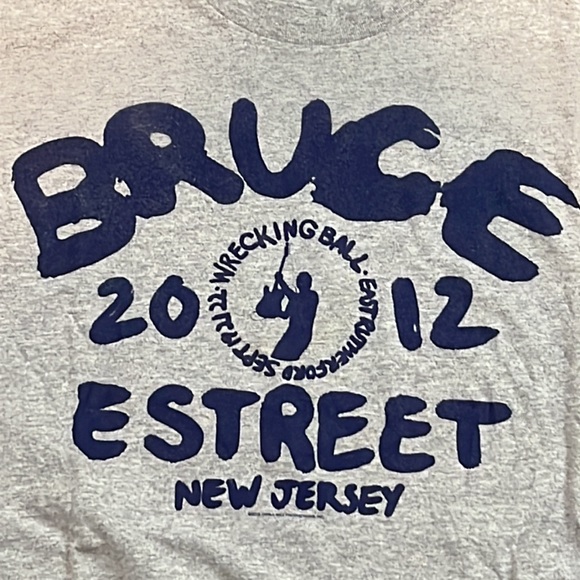 Bruce Springsteen Wrecking Ball 2012 Men's T Size XXL - Picture 2 of 4